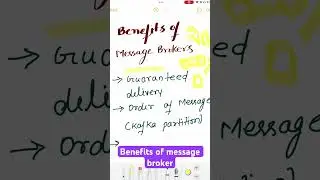Microservices-19 Benefits of Message broker in Aync communication #microservices