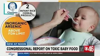 High levels of heavy metals like arsenic, lead found in baby food brands