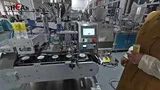 #tubefillingsealingmachine Vertical Linear Type Filling and Sealing Machine