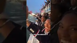 Team USA at the Paris 2024 Olympic Opening Ceremony 🇺🇸