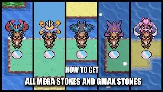 Pokemon Radical Red 4.1 - All Mega Stone Locations (Easy/Normal Mode)