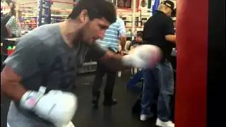 Arash Usmanee at mayweather boxing club EsNews Boxing