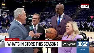 Jazz legends welcome back Delta Center in season opener against Sacramento Kings