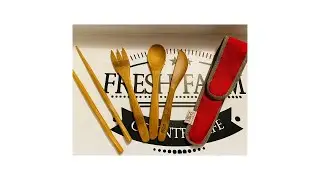 Take Along Bamboo Utensils