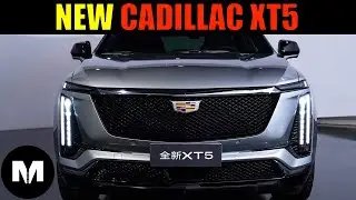 Представлен совершенно новый Cadillac XT5 2025 года: детали дизайна, первый взгляд на интерьер