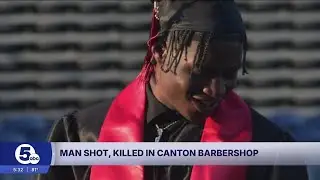 Man fatally shot inside Canton barbershop; suspect in custody on $1 million bond