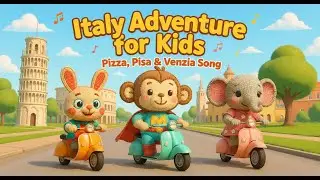 Italy Adventure for Kids &ndash; Pizza, Pisa & Venezia Song