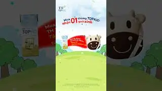 Sữa chua uống tiệt tr&ugrave;ng TH true YOGURT TOPKID Khỏe mạnh tự nhi&ecirc;n #shorts #haihuoc