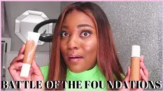FENTY BEAUTY FOUNDATION BATTLE: HYDRATING VS. SOFT MATTE *OMFG*