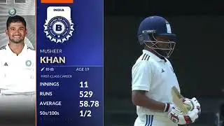 Musheer Khan's 181(373) 😳😳 Full Highlight. Duleep Trophy #cricket #highlights #duleeptrophy #match