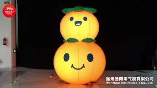 Realistic inflatable fruit