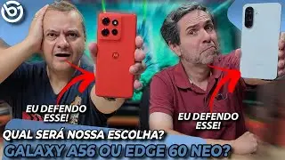 Galaxy A56 ou Edge 60 Neo? Escolhemos UM Pra DEFENDER! Feat. LinuxBRS
