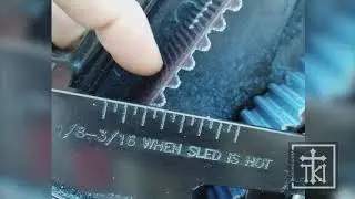 Setting Proper belt tension on a TKI CNC Beltdrive