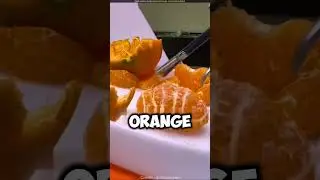 Brain Surgery Explained With an Orange 🍊#shorts #youtubeshorts #shortsfeed