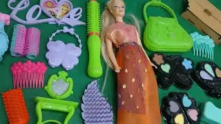 Satisfying with unboxing #colr full miniature barbie kitty doll makeup 💄 😍 toys #video #asmr 