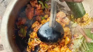 Village Style Bamboo Biriyani | Traditional Bamboo Cooking in Nature | Asian Wild Harvest