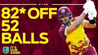 👑 Regal Innings! | Brandon King Smacks 82 Not Out off 52 Balls | West Indies v England