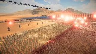 200,000 Ancient Knights VS 10,000 Shotgun & Assault Army  | UEBS 2