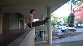 Parkour wall routine - beginner block 1