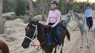 Taking Our Family Horse Riding | First Time Ever | hzhtube family vlog
