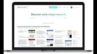 Morressier early stage research discovery