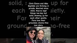 💞 Chris Evans & Alba Baptista: Still Going Strong#love #viral #piano #shorts