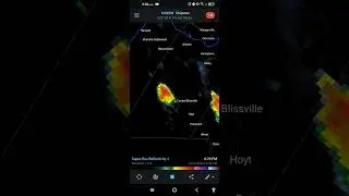 thunderstorms kept popping out of nowhere yesterday in New Brunswick Canada