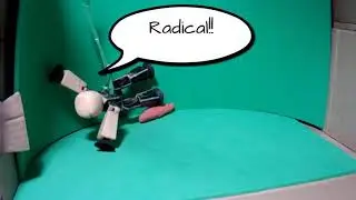 Stikbot squishes a slug