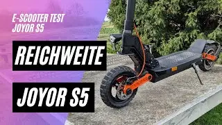 🛴 Joyor S5 🏆 Reichweitentest (48V, 13AH, 500W)