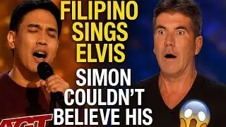 When a Filipino Starts Singing Elvis&hellip; Even Simon Couldn&rsquo;t Believe His Ears! 😱 | Elvis Presley 