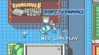 [Gameplay] ROM City Rampage for NES Prototype