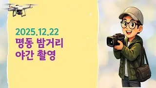 2025년 12월 22일 명동 밤거리 / Myeongdong Night Streets on December 22, 2025