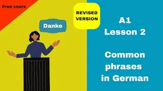 A1 - Lesson 2 | Common Phrases | German for beginners | Learn German