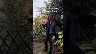 POV: Thirsty enemy meets Daryl Dixon #thewalkingdead #daryldixon