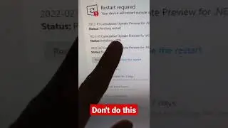Don't do this with Windows updates or it will take longer 🤦&zwj;♂️