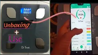 Dr Trust Digital weight Machine unboxing!! How to Use 📱?💯
