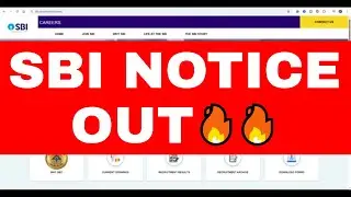 SBI NOTICE OUT