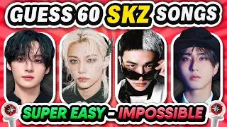 GUESS 60 STRAY KIDS SONGS: Are You a Real STAY? ❤️🖤 | KPOP QUIZ 2025