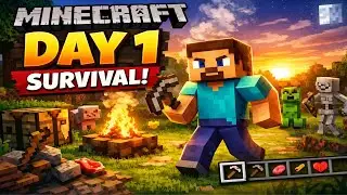 TIME TO MAKE MY WORLD | MINECRAFT SURVIVAL GAMEPLAY #1