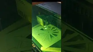 Laser Cut Clock made in no time! #xtool #xtools1 #s1 #lasercutting #laserengraving