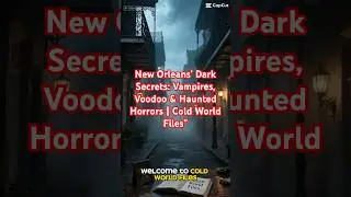 New Orleans&rsquo; Dark Secrets: Vampires, Voodoo & Haunted Horrors | Cold World Files&rdquo;