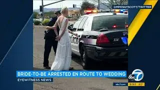 Arizona bride arrested on suspicion of driving impaired on way to her wedding | ABC7