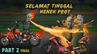 Datangnya Ghost Rider Part 2 - Nenek Hantu Terbakar! #HORORKOMEDI | Kartun Hantu Lucu Crazy Racer