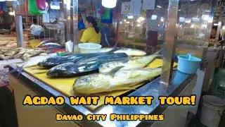 AGDAO WET MARKET TOUR!THE CLEANEST MARKET IN TOUR OF DAVAO CITY PHILIPPINES! [ 4K ] WALK TOUR