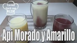 Api de Ma&iacute;z Morado y Amarillo - Boliviano