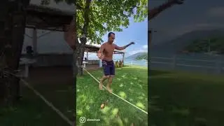 Slackline na Ilha Grande