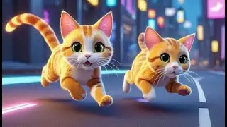Pussy Cat Pussy Cat &ndash; Visits the Future City | Fun Nursery Rhyme for Kids