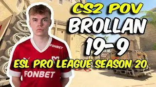 CS2 POV | MOUZ Brollan (19/9) vs fnatic (Mirage) @ ESL Pro League Season 20
