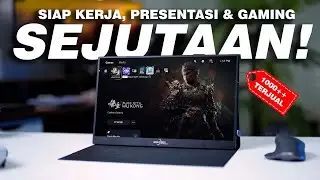 LARIS MANIS Cuma Rp1,1JUTA! Siap KERJA, PRESENTASI & GAMING! Goojodoq Monitor Portable Untuk Laptop