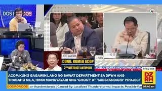 Rep. Romeo Acop pinuna ang umano'y kawalan ng check and balance sa pagpapatupad at proseso ng NEP